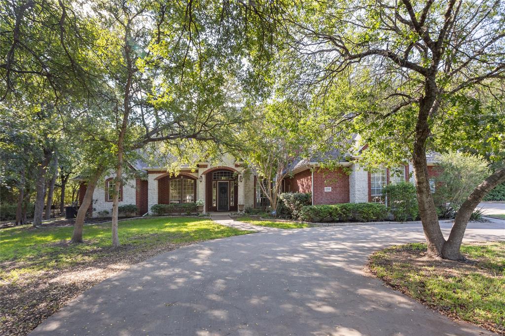 Extraordinary 5 bedroom, 4 bath home on 2.9 park-like ac. in quaint, gated community in Aledo with backyard oasis including sparkling, diving pool with spa, enormous backyard & several patio areas to enjoy its very private backyard! The interior is no less impressive with hardwood flooring, stained plantation shutters, remodeled master shower & chef’s kit with new appl. Features study, exercise room off master, upstairs game room & media.