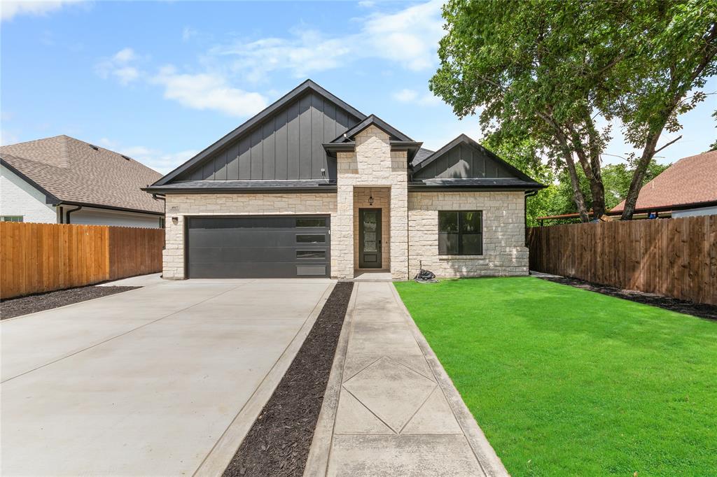 Stunning newly built 5-bedroom, 3-bathroom home in the growing North Fort Worth area, just minutes from North Richland Hills and surrounded by new shopping, dining, and entertainment. Thoughtfully designed for luxury modern living, this home features a premium Samsung appliance package, smart-feature toilets in every bathroom, kitchen sink and stylish upgrades throughout. The spacious primary suite offers a large walk-in closet and plenty of room to unwind. Enjoy easy, low-maintenance living with turf in both the front and backyard, giving you year-round curb appeal without the hassle of regular lawn care. The epoxy-coated garage floors add a clean, finished look while providing long-lasting durability. Plenty of space for family, guests, a home office, or all of the above. Combining comfort, convenience, and luxury modern finishes a must-see home in one of North Fort Worth's fastest-growing areas.