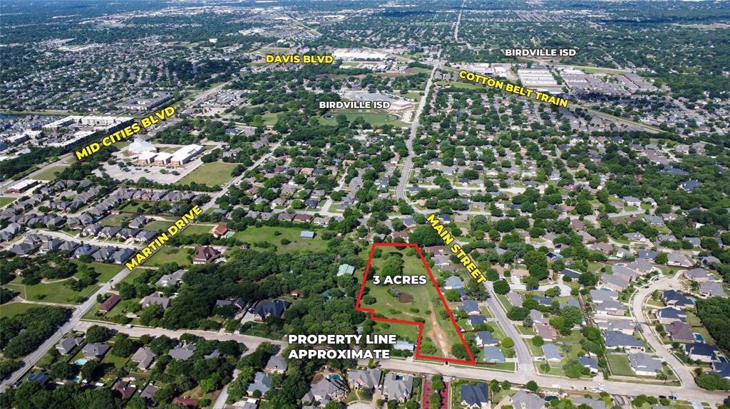 Discover a property that speaks to both the dreamer and the investor. Tucked away in the heart of North Richland Hills and within the highly acclaimed Birdville ISD, this rare 3-acre tract offers the freedom to create something extraordinary — whether that’s your forever estate, a luxury residential development, or a long-term investment in one of DFW’s fastest-growing communities.Here, suburban tranquility meets modern convenience. Imagine tree-lined streets, top-rated schools, and a neighborhood where every corner feels like home — yet you’re only minutes from major highways, upscale shopping, and vibrant dining.With quick access to both Dallas and Fort Worth, the location balances peaceful living with big-city connection. As the area continues to flourish, so does the value of this land — making it an exceptional opportunity for those who see beyond the present. Build your vision. Grow your investment. Come out and view this rare find — before this rare gem is gone!