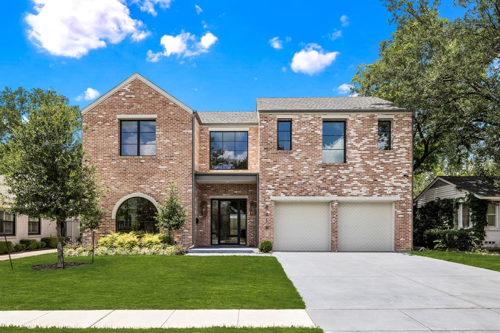 Introducing an exquisite new construction by Olerio Homes in Devonshire. This 4-bedroom, 4.1-bathroom home spans an impressive 4,627 square feet. The floor plan showcases a spacious, open kitchen that seamlessly connects with the living area, providing the perfect setting for gatherings and entertainment. Additionally, the first floor features a versatile study, a dining room area off of the kitchen and a personal Gym. The primary suite, conveniently situated on the first floor, boasts a well-appointed walk-in closet and a luxurious primary bath. Upstairs, all three bedrooms are equally equipped with walk-in closets and private baths. The second floor also offers a generously sized game room. Step outside to the covered patio, complete with a fireplace, creating an inviting outdoor space. This prime location in the heart of Devonshire places you in close proximity to Dallas' finest shopping and dining establishments.