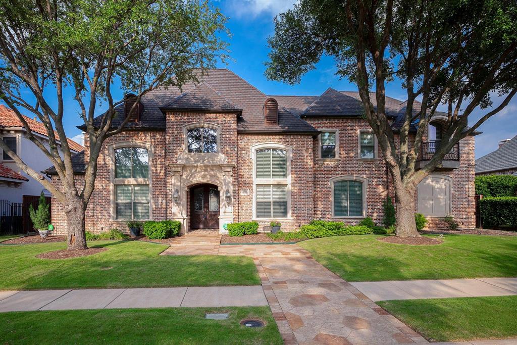 Stunning custom estate in gated & guarded Starwood! Grand entry w-soaring ceiling, rich hardwood floors, arched columns surround the Formal Living w-a fireplace & intricate crown molding. Formal Dining w-a grand chandelier! Spacious family room features vaulted cedar ceilings, custom built-in entertainment center & fireplace w-stone surround. Chef's Kitchen with built-in refrigerator, raised breakfast bar, Jenn-air double ovens and 6 burner stove & tumbled stone backsplash. Light filled Breakfast Nook! 1st floor Media Room! Handsome executive Study w-wood paneled walls! Centrally located wet bar for entertaining! Inspiring Master Suite w-see thru FP, tiered ceilings, sitting area & lavish spa bath & large closet! 1st floor private Guest Suite! Upstairs Game room along w-3 additional large bedrooms. The backyard is an entertainers dream w-a sparkling pool & spa w-water feature, covered patio, built-in grill & extensive landscaping! Hike & bike trails, workout center, pristine condition!