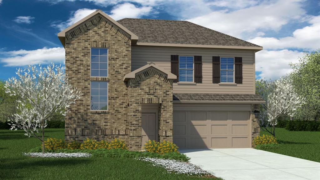 Gorgeous New Home built by D.R. Horton at Vista Point in Grandview! Two Story 4 Bedroom-2.5 Bath Macon floorplan Elevation F, with an estimated Fall completion. Modern open concept with large Chef's Kitchen, Granite Countertop, Ceramic Tile Backsplash, Island, Stainless Steel Appliances, electric Range and walk in Pantry. Bright Dining area, spacious Living and luxurious main Bedroom downstairs with a 5-foot oversized shower and walk-in Closet. Extended tiled Entry, Hall and Wet areas plus Home is Connected Smart Home Technology. Three bedrooms, a full bathroom and game room upstairs. Half bath off entry foyer convenient for guests. Cultured Marble vanities in full Baths. Covered back Patio, 6-foot privacy fenced Backyard, partial guttering, Landscaping Package, Full Sprinkler System and more! Enjoy the convenience of easy access to I-35W, allowing for a quick commute to work or weekend adventures. Community amenities will include a sparkling dog park, a scenic walking trail, and a park with a playground.