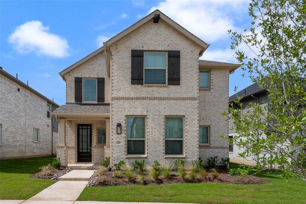 Beautiful new construction Highland Home in the award-winning master-planned community of Pecan Square! Luxury vinyl plank flooring welcomes you into the bright, open-concept floorplan designed for both everyday living and entertaining. The living room features soaring ceilings and flows seamlessly into the chef-inspired kitchen, complete with a large seated island, quartz countertops, gas cooktop, abundant cabinetry and a spacious walk-in pantry. A dedicated home office and a guest bedroom with nearby full bath are conveniently located on the main level. The spacious primary suite offers a relaxing retreat with dual vanities, a soaking tub, frameless glass shower and walk-in closet. Upstairs, a versatile loft provides the perfect space for a second living area, game room, or media space. Three additional bedrooms and a full bath with dual sinks offer plenty of room for family and guests. Washer, dryer, and stainless steel refrigerator are all included, making this home truly move-in ready. Step outside to the covered patio, ideal for grilling, entertaining, or enjoying quiet evenings outdoors. Located in the highly sought-after master-planned community of Pecan Square, residents enjoy resort-style amenities including multiple pools, parks and playgrounds, pickleball and basketball courts, a fitness center, co-working space and year-round community events. HOA fees include front yard maintenance and full access to all amenities, offering the ultimate blend of comfort, convenience and work-life balance. ZONED TO THE BRAND NEW, IN COMMUNITY, BARKSDALE MIDDLE SCHOOL OPENING AUG 2026!
