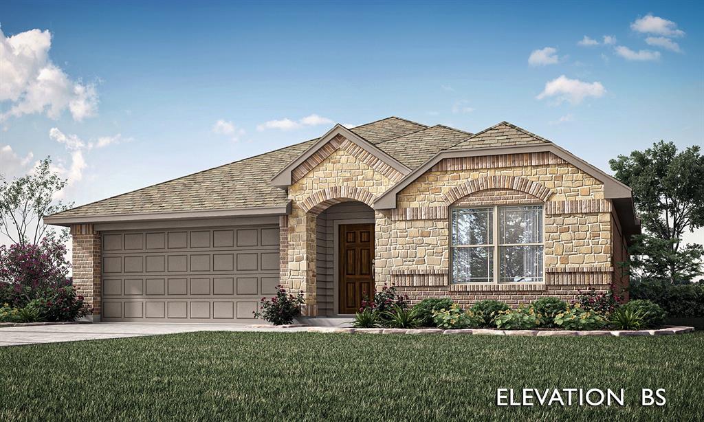 NEW! NEVER LIVED IN. Experience the Camellia floorplan by Bloomfield Homes in Hulen Trails, a 3 bedroom, 2 bath single-story home with a 2-car garage layout. Curb appeal begins with a bricked exterior, front porch and an impressive 8-foot front door that creates a welcoming first impression. Full rain gutters add lasting performance, while a covered rear patio extends your living space outdoors for relaxing evenings. Natural light pours through tall windows that overlook the backyard, giving the main living areas an open and refreshing feel. Quartz countertops are featured throughout the home, adding a clean and cohesive finish. The kitchen offers generous prep space and storage, while the nearby utility room includes a functional mud room area that helps keep daily routines organized. The primary suite is privately positioned and features a spacious vanity, standing shower, and a huge walk-in closet designed to keep everything within reach. 2 secondary bedrooms are thoughtfully arranged near a full bath, offering flexibility for guests, hobbies, or a home office. Additional upgrades include a tankless water heater for modern efficiency and comfort. Residents of Hulen Trails enjoy access to scenic trails, a soccer field, community pool with bathhouse, dog stations, playground, greenbelts, and a neighborhood park, offering plenty of ways to relax and stay active. Don’t miss your opportunity to tour the Camellia at Hulen Trails and make it yours!