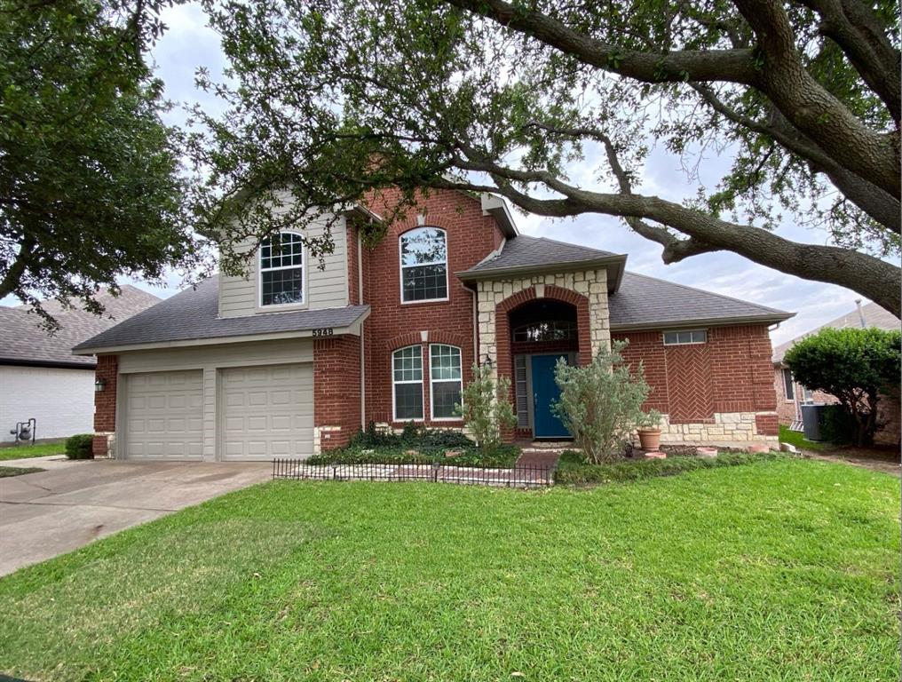 Beautiful 2 story Keller ISD home ready for new owners to love! As you arrive at the home you are greeted by wonderful mature Live Oak trees and a lush St. Augustine lawn! Upon entering the home you will take notice of the soaring ceilings and welcoming natural light. This 4 bedroom, 2.5 bath home features the master bedroom on the 1st floor and 3 guest bedrooms on the 2nd. New carpet flows up the stairs throughout the entire second level. For those with allergies or pets the main level features laminate and tile throughout. Tasteful upgrades throughout the home include decorative lighting, gas range smart oven, stainless appliances, smart thermostat, designer paint colors, and best of all the dreaded popcorn ceilings have been removed! Enjoy fall evenings or sunny summer days on your extended patio while watching the kids run and play in the spacious backyard or invite your friends over to lounge in the new courtyard with designer landscaping, fire pit, bar top, and water feature.