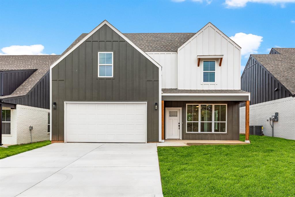 Brand-new construction in the gated Canyon Creek community near Lake Granbury! This move-in ready home features 3 bedrooms, 2 full bathrooms, 1 half bath, and 1,476 square feet with a bright, functional layout designed for modern living. The main level offers an open living, dining, and kitchen area with great natural light, a neutral design palette, and clean, contemporary finishes throughout. Also on the main floor, the primary suite features a private bath and walk-in closet. Two secondary bedrooms with walk-in closets and a full bath complete the upstairs layout. Outside, enjoy a covered front porch and back patio and the everyday convenience of a 2-car garage.
Canyon Creek offers a peaceful, gated setting with 24-hour manned security and community amenities including two swimming pools, clubhouse, tennis and basketball courts, playgrounds, boat ramp, and fishing dock. Whether you’re searching for a full-time residence, weekend escape, or low-maintenance Lake Granbury-area home, this property offers style, comfort, and value in a desirable community.
