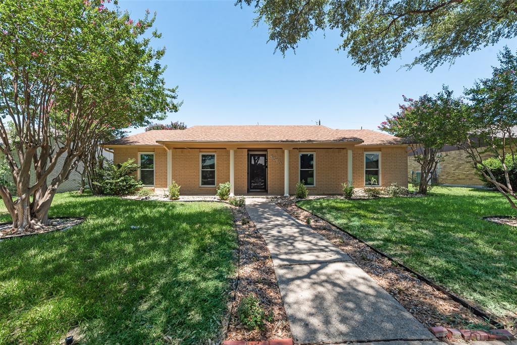 Charming Spanish style ranch home backing directly to the park! This beautifully updated 3 bedroom, 2 bath home offers 2 living areas and an open floor plan. Recent updates include a renovated kitchen and bathrooms, a refreshed fireplace, and new carpet and tile flooring throughout. The kitchen boasts granite countertops, a tile backsplash, modern lighting, and large windows overlooking the park and backyard. The main living area shines with vaulted ceilings, Spanish style beams, and sliding doors that open to a large covered patio, perfect for enjoying the backyard views. Washer, dryer, and refrigerator included. Don't miss this move in ready gem backing to green space!