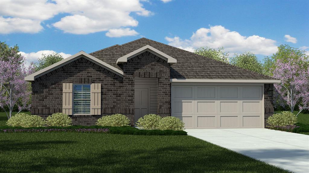 Now selling the new phase at D.R. Horton's Rosewood at Beltmill in North Fort Worth and Eagle Mountain-Saginaw ISD! Beautiful Single Story 4 Bedroom Kingston floorplan-Elevation A, with estimated Summer completion. Modern open concept with spacious Living, Dining and large Chef's Kitchen in the heart of the Home with Island, Granite Countertops, Stainless Steel Appliances, Gas Range and walk-in Pantry. Luxurious main Bedroom with wide Vanity, 5 ft oversized shower and big walk-in Closet. Luxury vinyl flooring at entry, Hallways and Wet areas, plus Home is Connected Smart Home Technology Pkg. Covered front porch, covered back Patio and 6 ft privacy fenced Backyard. Landscape Package, full sod, Sprinkler System and more! Future amenity center, complete with a resort-style pool. Nearby nature, wildlife, and outdoor activities include Eagle Mountain Lake offering Boat and Jet Ski rentals; Eagle Mountain Park offering hiking trails and nature; Twin Points Park offering seasonal beach and party area rentals.