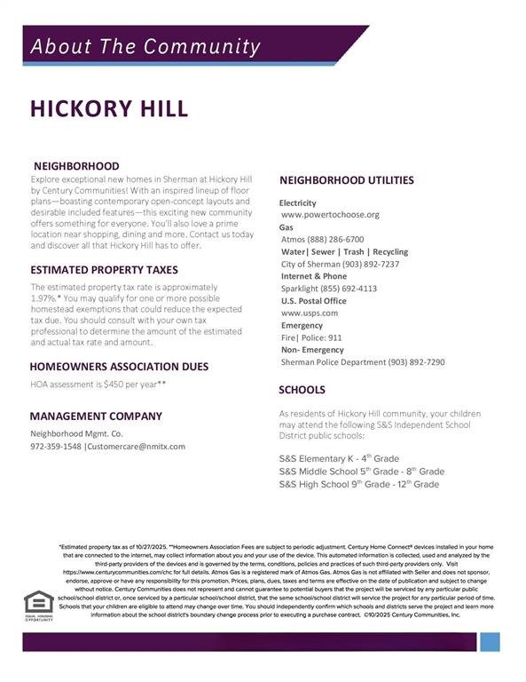 Hickory Hill - Residential
