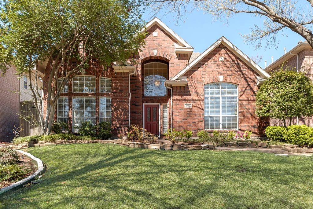 Beautiful custom home located in a guard gated community on a quiet cul-de-sac lot steps from a community park. Rich moldings, extensive hard wood flooring, elaborate wood-work, custom built-ins, updated fixtures & hardware, high ceilings & much more. Lots of windows keep this home light & bright. Private downstairs study. Generous sized formal living areas. Oversized updated island kitchen with abundant custom cabinetry, granite counters, Bosch SS appliances, double ovens and gas cooktop overlooks spacious family room with gas fireplace and custom built-ins. Big downstairs primary suite with two walk-in closets & grand updated bath. Upstairs gameroom & two bedrooms with shared bath. Private cul-de-sac lot allows for additional grassy area for pets and play. Iron fencing access to custom pool-spa provides additional versatility to the backyard.