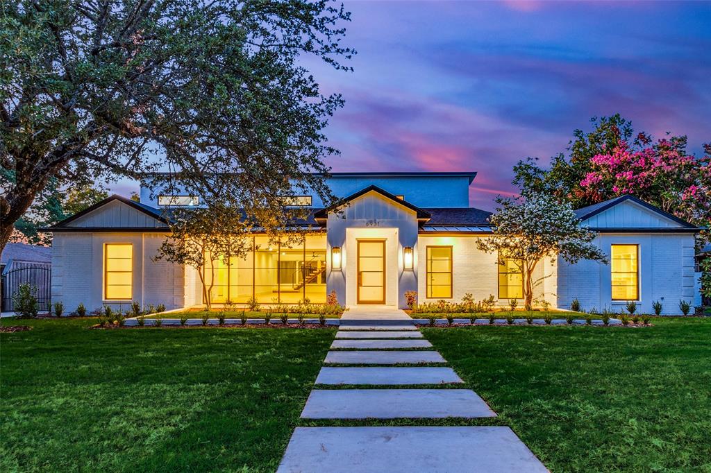 Reconstructed Preston Hollow stunner with the perfect blend of luxury and efficiency. Spanning over 5000 sqft offering a haven of style, comfort, and privacy w 4 bdrms and WICs, 3.5 bthrms, 5th room, and ample living space w stunning Norwegian white oak flooring flowing throughout. The chef’s kitchen is a symphony of high-end Forno appliances incl built in fridge and freezer, custom cabinetry, and gleaming Rheno marble counters. The primary suite is a masterpiece featuring a custom room sized walk-in closet and spa-like ensuite bathroom w a rain shower head, body sprayers, separate soaking tub, and dual vanities. Enjoy the outdoor living space w a jaw-dropping spacious swimming pool, Baha tanning ledge, spa, and patio equipped for an outdoor kitchen. This gem also features multiple smart home-compatible HVAC systems, energy-efficient windows, spray foam insulation, and irrigation system. This home is the epitome of upscale living with a dash of local charm and elegance with every step.