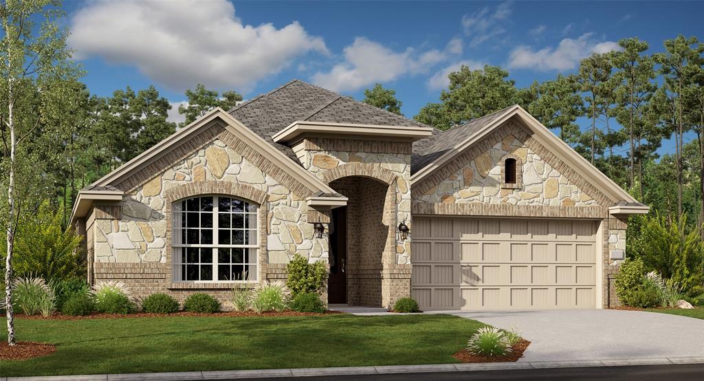 LENNAR - GARNET Plan. This single-story home has a versatile layout that is great for families who need space. The front door leads to a foyer with three bedrooms and a retreat attached. At the end of the hall is the open living area, which leads to the owner’s suite in the back of the home. This home will be complete DECEMBER 2023!