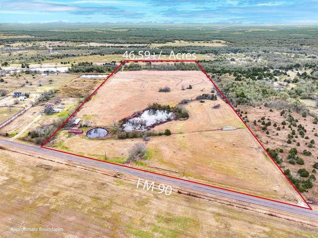 Great AG Exempt 46 acre ranch on major State maintained highway, near Cedar Creek Lake, less than one hour from Dallas. This property ideal for Building your dream home, or a weekend getaway. Great investment opportunity.  According to FEMA overlay, there is no flood plain on this property.
This property is also offered sub-divided into three 15.5 acre tracts in separate listings.