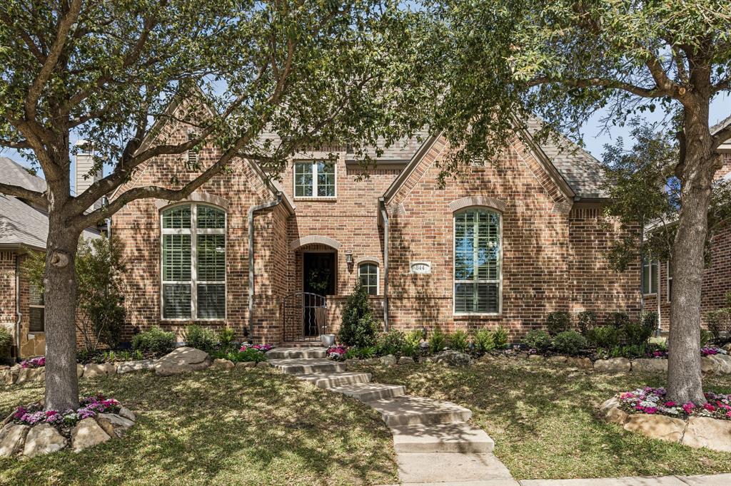 Beautifully updated Highland Home in highly sought-after StarCreek in Allen can now be yours! This move-in ready home offers the perfect blend of comfort, style, and convenience. Fresh interior paint, brand new carpet, and refreshed landscaping create a clean, modern feel from the moment you arrive. Inside, you’ll find rich hardwood floors, elegant window shutters, brand new carpet, neutral colors, and a functional layout. The enclosed patio sunroom, complete with durable epoxy flooring and a gas line for an outdoor kitchen, adds a versatile living space ideal for year-round relaxation. The backyard is low-maintenance and private, featuring artificial turf for a clean look without the need for weekly upkeep. The first floor provides a huge primary suite with upscale bathroom design, newly painted kitchen, huge home office with built in desk and shelving, dining room, and a spacious living room with stone fireplace. Upstairs, the tiered media room delivers a true theater experience right at home. Upstairs also offers a huge game room, fresh carpet, one bedroom with ensuite bathroom, and two bedrooms with shared full bathroom. Two ACs replaced in 2019 and two water heaters replaced in 2023. The garage has been upgraded with epoxy flooring and a 220v electrical hookup, offering durability, utility, and a polished finish.  Located in StarCreek, residents enjoy access to resort-style amenities including pools, parks, trails, tennis courts, and community spaces. The home feeds into highly rated Allen ISD schools and is just minutes from premier shopping and dining, including the Allen Premium Outlets. Home is located in quiet section of the neighborhood, so you can enjoy peace and quiet while still maintaining close proximity to the surrounding amenities. With quick access to major highways, commuting to Dallas and the surrounding areas is seamless. Don't miss this opportunity to own a thoughtfully updated home in one of Allen’s most desirable neighborhoods!