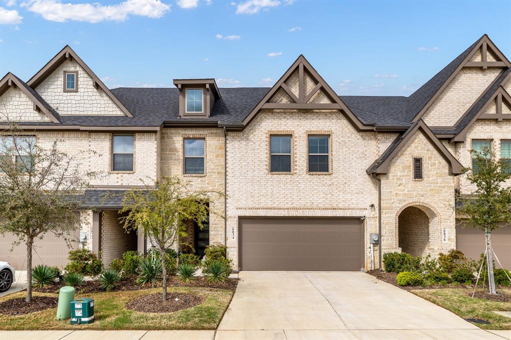 Must see to appreciate! Step into this striking two-story home where modern design meets elevated everyday living. A bold front entry with a contemporary glass-panel door creates an unforgettable first impression, opening to a light-filled interior defined by warm wood floors and a seamless open layout. Offering 500 square feet more than new townhomes in the same community, and with the space and feel of a single-family home, this residence stands apart from typical townhomes. The expansive kitchen is both stylish and functional, featuring sleek countertops, stainless steel appliances, extensive cabinetry, a walk-in pantry, and generous prep space—designed for both effortless daily living and upscale entertaining. It flows beautifully into the main living and dining areas, where walls of windows fill the home with natural light and create an airy, sophisticated atmosphere. Upstairs, the oversized primary suite offers a true retreat with abundant space and a spa-inspired bath complete with dual vanities, an oversized walk-in shower, a walk-in closet, a secondary closet, and ample storage. Secondary bedrooms are generously sized, with one featuring a Murphy bed, providing flexibility for guests, work, or additional living space. A bonus 13x9 sitting area just outside the bedrooms creates the perfect space for a private retreat or intimate gatherings. Home has room to grow with space to build an additional bedroom or study. Outdoor living is elevated with a private backyard and custom deck—perfect for entertaining, relaxing evenings, or weekend gatherings. Blending modern style, thoughtful design, and functional comfort, this home delivers a refined living experience in a prime location near shopping, dining, and major highways.