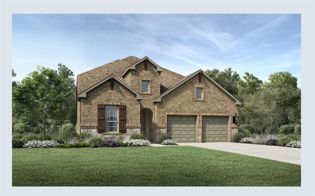 MLS# 21260677 - Built by Toll Brothers - Jul 2026 completion! ~ Versatile living space meets elegant design in the Audrey. Enter through the foyer hallway with tray ceiling to discover the kitchen, casual dining area, and spacious great room with views onto the desirable rear covered patio. The kitchen features a large center island with breakfast bar, plenty of counter and cabinet space, and an ample walk-in pantry. Enhancing the secluded primary bedroom suite are a stunning tray ceiling, dual walk-in closets, and an elegant primary bath with dual-sink vanity, large luxe shower, linen storage, and private water closet. Secondary bedrooms are adjacent to a generous loft with tray ceiling and feature walk-in closets with shared hall bath with separate dual-sink vanity area. Additional highlights include a desirable first-floor bedroom suite with walk-in closet and private bath; a roomy office off the foyer; a convenient powder room; an everyday entry; centrally located laundry; and additional storage.