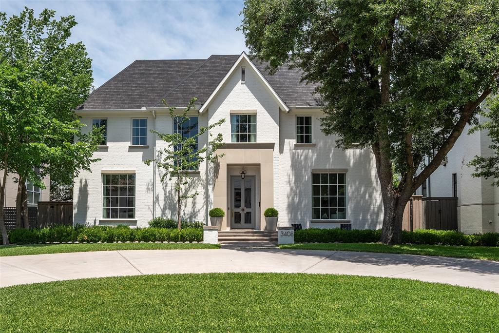 Beautifully updated traditional home situated on a 70x150 lot in the heart of University Park, zoned to Hyer Elementary. A stunning marble-floored entry welcomes you into this open and inviting floor plan featuring formal living and dining spaces, a downstairs office, and a spacious family room with fireplace and walls of windows overlooking the backyard. The chef’s kitchen is equipped with a large center island, built-in refrigerator and freezer, wine fridge, gas cooktop, double ovens, and a butler’s pantry complete with wet bar and walk-in pantry. Upstairs offers four generously sized en-suite guest bedrooms, a large playroom, and an elegant primary suite featuring dual walk-in closets, separate vanities, a walk-in shower, and soaking tub. Designed for entertaining, the backyard boasts a large covered patio with fireplace, built-in grill, turfed yard, and a resort-style pool and spa.