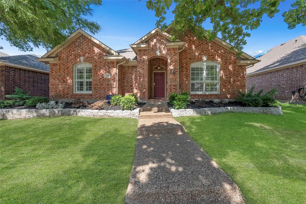 Beautifully updated 3-bedroom, 2-bathroom home offering a stylish, move-in-ready interior with an inviting open floor plan. Enjoy the durability of wood-look tile flooring throughout—there's no carpet anywhere in the home. Plantation shutters add timeless charm, while the cozy brick fireplace creates the perfect focal point in the living area. The updated kitchen features modern appliances and flows seamlessly into the living and dining spaces, making it ideal for both everyday living and entertaining. Step outside to a private backyard providing a peaceful retreat for relaxing. Recent updates offer added peace of mind, including a new water heater (2025), HVAC system (2026), updated light fixtures, kitchen appliances, and landscaping. Conveniently located near E.A. Randles Park and Johnson Elementary School, this home is also part of a community that offers a neighborhood pool and scenic paths for residents to enjoy. This beautifully maintained home combines comfort, style, and an exceptional location—don't miss your opportunity to make it yours