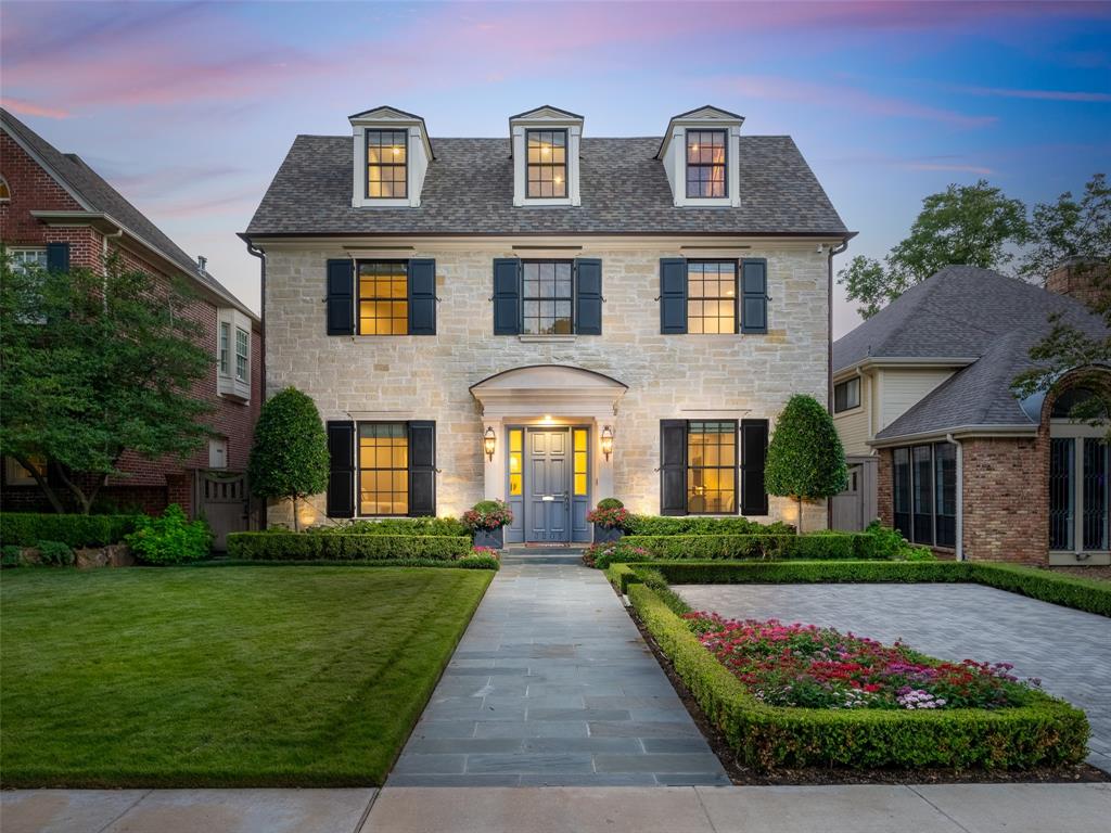 Welcome to this classic Georgian Robert Elliott Custom Home with a hard-to-find downstairs Primary Suite! This home is move-in ready and is zoned to University Park Elementary in Highland Park ISD on a beautiful tree lined street in University Park. Designed with convenience in mind, the home offers abundant storage, two laundry rooms (one on each floor), and closets that are elevator ready. The second and third floors offer three versatile flex spaces that can be used as a playrooms, media rooms or exercise rooms! The kitchen features SubZero Wolf appliances and is open to the kitchen and breakfast area. This custom designed home is full of extras: heated primary bathroom floors, full foam insulation, wood-clad windows and doors, turfed back yard among many others!