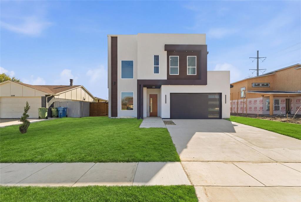 Experience modern luxury in this stunning brand-new 2025 contemporary home near The Colony's premier entertainment district. Offering 2,600 sq. ft., this beautifully designed residence features 4 bedrooms, 4.5 bathrooms, a private office, flex room, and an open-concept layout perfect for entertaining.
The gourmet kitchen showcases quartz countertops, a large island, soft-close cabinetry, stainless steel appliances, and designer lighting. The spacious living room features a sleek electric fireplace overlooking the backyard. A private guest suite is conveniently located downstairs, while upstairs offers a luxurious primary retreat, bonus room, and additional ensuite bedrooms.
Designer finishes include luxury vinyl plank flooring, modern black hardware, stylish lighting, and a tankless water heater.
Fully furnished and rental-ready, this property is ideal as a primary residence, Airbnb, corporate housing, or mid-term rental investment.
Conveniently located minutes from Lake Lewisville, Grandscape, TopGolf, Nebraska Furniture Mart, Andretti, The Puttery, WorldSprings, shopping, dining, and major tollways.
Seller financing may be available.