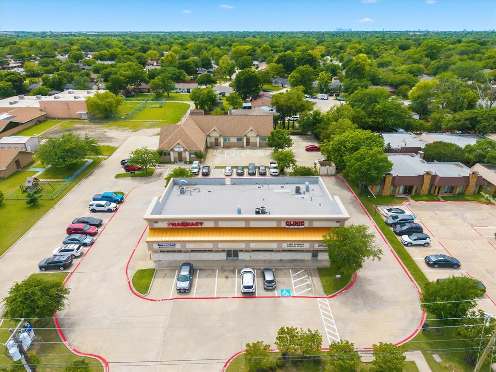 Excellent opportunity to purchase a 9,500+ SF multi-suite medical office building off Broadway Boulevard in Garland. The property features five suites with an established tenant mix that includes a chiropractor, pharmacy, physician, and owner’s office. Existing lease terms with 2, 3, and 5 years remaining provide income stability while allowing future flexibility for an investor or owner-user.
This property is well-suited for medical, dental, wellness, therapy, chiropractic, pharmacy, or professional office use. With a strong healthcare-oriented tenant base, flexible suite configuration, and an established Garland location, this asset offers both immediate functionality and long-term upside.