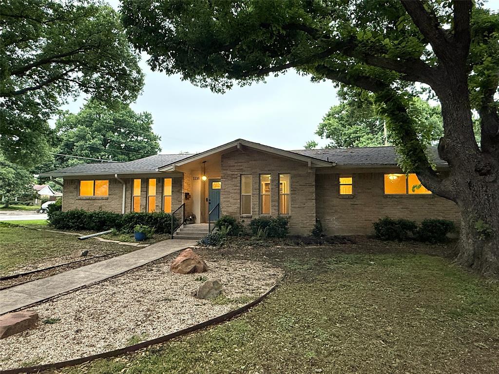 The new listing price is a great value for this classic pier and beam home built in 1963. The home features hardwood floors in living and dining rooms, and all bedrooms.  Major upgrades were made by the owner in 2024, including a new PVC sewer line to the street and a new water line from the city meter to the house.  The prior owner replaced drain lines under the house with PVC.  Also in 2024, the seller installed a Trane 19.5 SEER AC and furnace, an 8 ft privacy fence and a leaf filtering system for the gutters. The 31'x23' covered back patio is an entertainer's dream with 9' ceilings vaulted to 12' and recessed lighting. The covered patio includes a gas line connection for grilling, making this a unique outdoor living and dining area. 
The 13'x7' room opening to the back patio shares a wall with the primary bath, presenting an excellent opportunity to reconfigure the primary suite to accomodate shower, separate tub, two vanities and a generous walk in closet, AND TO ADD A NEW HALF BATH!  See photos for concept. The refrigerator, washer and dryer convey with the house. This is a must see property!