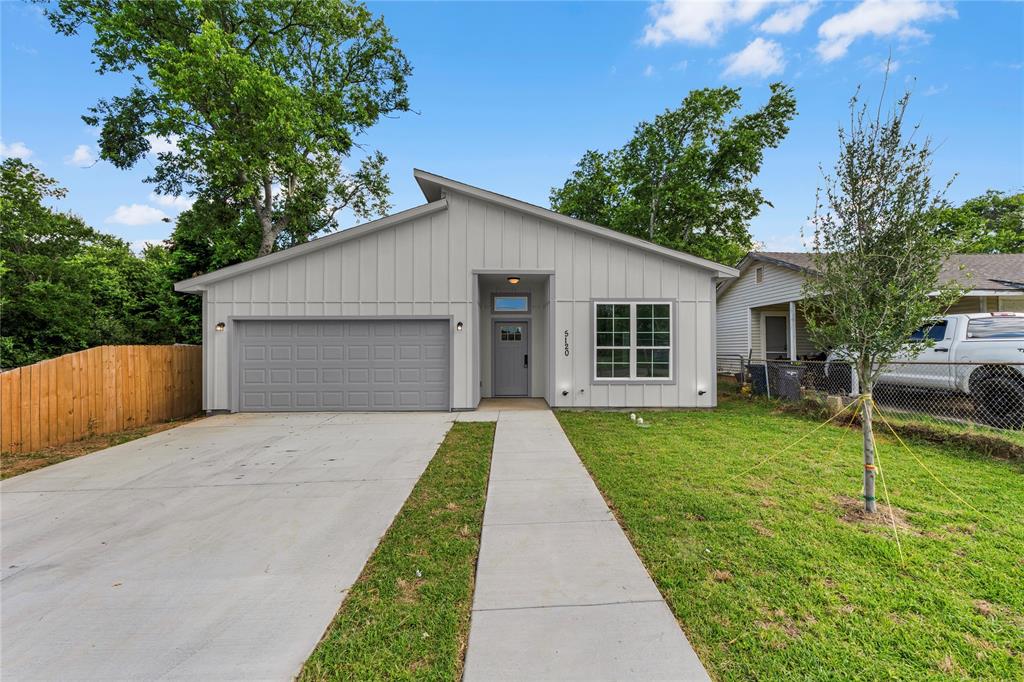 Welcome to 5120 Elgin Ave, a beautifully crafted new construction home offering modern style, thoughtful design, and a spacious open-concept layout. From the moment you step inside, you'll appreciate the attention to detail, quality craftsmanship, and gorgeous finish-out throughout. The seamless flow between the living, dining, and kitchen areas creates the perfect space for entertaining or everyday living. Featuring contemporary finishes, stylish fixtures, and a bright, inviting atmosphere, this home is move-in ready and built for today's lifestyle. Don't miss your opportunity to own a stunning new home at an exceptional value in Fort Worth!