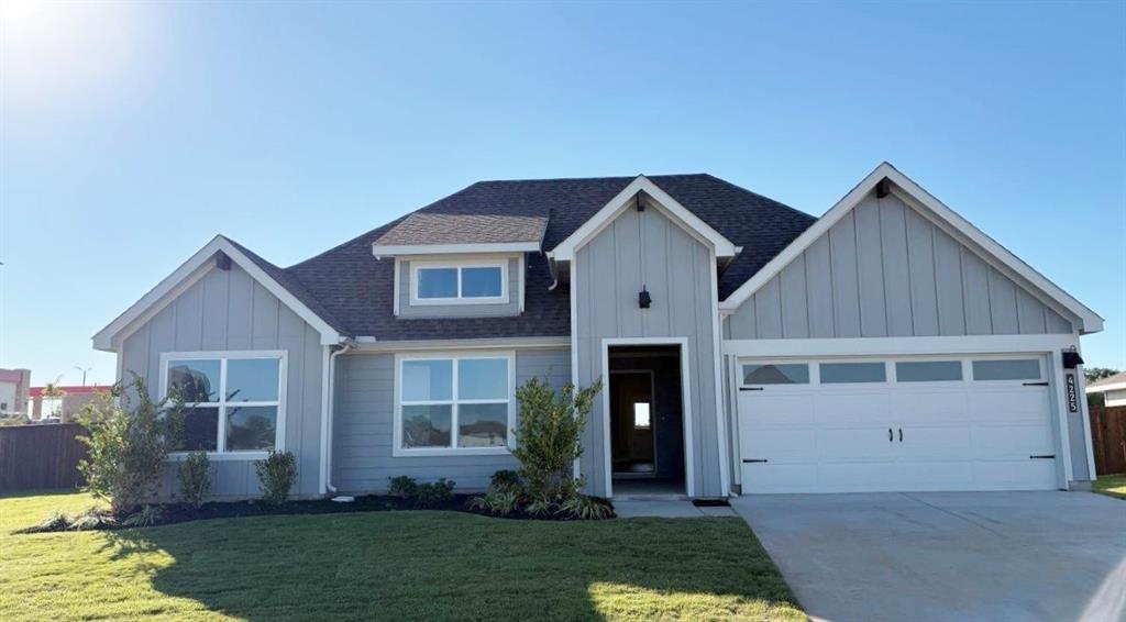 D.R. Horton America's Builder is now selling in the new phase at Sandstone Estates, in Granbury ISD. A fabulous Gated community offering captivating floorplans packed with a host of included features and high end finishes designed for every stage of life!! Stunning Single Story 4 bedroom Emory Floorplan-Elevation F, with an estimated Fall completion. Open concept Living, Dining and large Chef's Kitchen in the heart of the Home with big Island, Granite Countertops, cabinet hardware, undercabinet lights, pendant lights, tiled backsplash, Stainless Steel Appliances, gas range, and walk-in Pantry. Spacious Living and large Primary Bedroom at the rear of the Home with Quartz Countertops, 5 ft oversized Shower and Walk-in Closet. Designer pkg including quartz Countertops in secondary bath, tiled Entry, Halls, Living, Dining and Wet areas plus Home is Connected Smart Home Technology. Covered back Patio, partial guttering, Garage Door Opener, 6 ft fenced Backyard, Landscaping pkg, Sprinkler System and more! Don't miss your chance to live in a luxurious gated community with a strong sense of community and convenient access to all that Granbury has to offer.