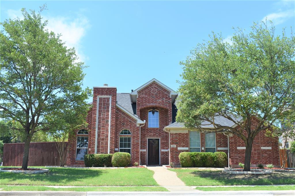 NO PETS! Move-in Ready with NEW carpet. 2 story home in W. Plano. Custom built. One of the youngest houses in the much sought-after Russell Creek neighborhood. Exemplary schools! Large living room and formal dining, additional family room and exclusive breakfast area. Superb trim work throughout the house. Stained 42 inches Ash Cabinets and Silestone countertops in Kitchen. 5 BRs. Master BR and second BR or study with full bath down. Master BR has second closet. Master bathroom with jacuzzi. Media Room with Wet Bar. 2 car garage, additional 2 carports. Pets not allowed.