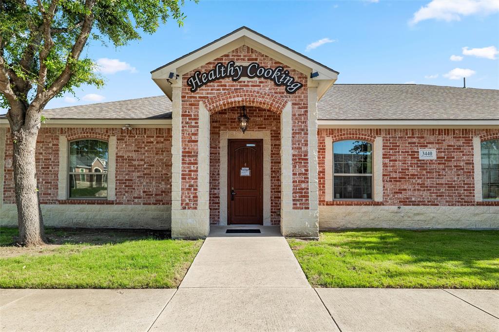 Three-suite professional office space, ideal for a business, school, medical or specialty office. Located near 121 & 75 and high-end homes in the heart of McKinney's major growth area, this turnkey building is ready for an owner-user or investor. Easy access from Eldorado Parkway, yet privately positioned in a community of four-suite office buildings. The warm, inviting elegant ambience causes everyone to say Wow the moment they enter the iron-gated door. Textured walls, tile throughout & top quality energy-saving windows have screens for the option of enjoying fresh air. AC installed in Spring of 2026 and second AC only 2-3 years old. Foam insulation throughout walls & attic with sound absorption panels on ceilings Built in sound speakers thoughout. Security system, water filtration, solar exterior lighting for signage illumination. Handicap approved restrooms. State of the art kitchen with dishwasher, oven, electric magnetic induction cooktops, exquisite cabinetry, granite counters and large custom-built island, utility room, large pantry, washer dryer. Hideaway storage room with keyless combo lock. Beautiful conference room with custom glass-wood doors engraved with Texas star. Media desk & large monitors in showroom. Furniture is negotiable.