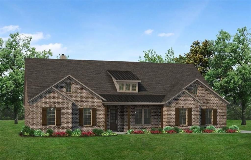 Estimated August 2026 completion! Ask us about our Trade In Trade Up program, we can buy your home! Introducing The Cedar Sage by Riverside Homebuilders—a single-story haven spanning 2,857 square feet, offering simplified living without compromising luxury. Approach the grandeur of the home through a covered porch, setting the stage for the elegance that lies within. Enter through the foyer, where to the right, a versatile flex room awaits—which is perfect for a cozy home office or creative space. To the left of the foyer, discover three traditional bedrooms, each accompanied by its own walk-in closet and a shared full bath—providing comfort and privacy for family or guests. The journey continues into the heart of the home, revealing a sprawling family room and a designer kitchen adorned with a spacious island, which is truly an entertainer's dream. For added convenience, a game room-flex room is tucked away in the back left, offering endless possibilities for use.  On the opposite side of this ranch-style home, the owner's suite beckons with a spa-like bathroom and an expansive closet, creating a private retreat that you’ll never want to leave. Adjacent to the three-car garage, a mud bench and laundry room enhance practicality, while a sizable covered back patio invites outdoor living and relaxation. Whether you’re looking to experience the simplicity of one-story living or enhance your lifestyle with a taste of luxury—the Cedar Sage can give you the best of both worlds, embodying Riverside Homebuilders' commitment to blending functionality with exquisite design for a truly exceptional living experience.