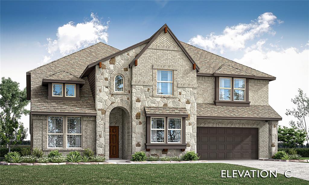 NEW! NEVER LIVED IN! Ready to Close! Bloomfield’s Bellflower III on an oversized cul-de-sac lot immediately feels like home, showcasing a timeless stone and brick exterior paired with an 8' tall front door that makes a lasting first impression. Inside, the Family Room stuns with a ceiling soaring over 17 feet and a dramatic Stone-to-Ceiling Fireplace with a cedar mantel that adds warmth and sophistication. The open-concept Gourmet Kitchen is designed to impress, offering a California island, upgraded Quartz countertops, a spacious walk-in pantry, and all-electric stainless steel appliances—perfectly complemented by a nearby mud room for added functionality. Rich wood-look LVP flooring extends through all main areas on the first floor. The massive Primary Suite is a luxurious retreat featuring dual vanities, a garden tub, a separate shower, and a walk-in closet that’s truly extraordinary. Downstairs also includes a private Study, Formal Dining, Powder Room, and Guest Suite—all arranged with both comfort and convenience in mind. Upstairs, the well-thought-out layout continues with a large Game Room, 2 bedrooms connected by a Jack & Jill bath, and a third bedroom with a private bath. An oversized 2.5-car garage offers ample space for storage or hobbies. With upgraded Quartz in every bath and carefully selected finishes throughout, this home offers exceptional space, comfort, and elegance—ideal for both entertaining and everyday living. Don’t miss your chance to tour this breathtaking home!