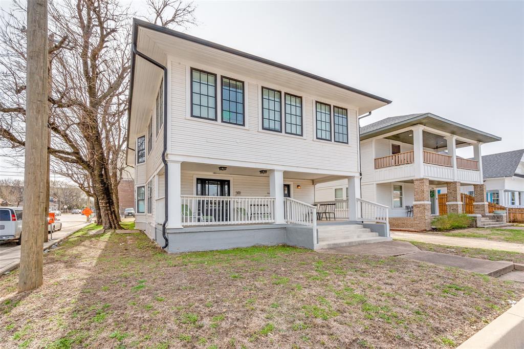 Beautifully renovated duplex in the heart of Bishop Arts with walkability to shops, dining, and entertainment right outside your door. This thoughtfully updated property offers an ideal split-use opportunity for an owner-occupant, creative professional, or investor.

The upper residence features a stunning open floorplan with two spacious bedrooms and two full baths, a beautifully appointed kitchen, and a versatile third flex space perfect for a home office, studio, or additional bedroom. Natural light, beautiful hardwood floors, and preserved historic character create a warm and inviting living space.

The lower level is zoned for mixed-use commercial, offering exceptional flexibility for retail, office, or studio use. The space includes both front and rear entrances, an ADA-compliant bathroom, and dedicated rear parking for approximately four to five vehicles.

Extensive renovations have been completed throughout, including updated plumbing and electrical, spray foam insulation, reinforced framing, dual HVAC systems with new ducting, Andersen windows, and a roof replacement in 2021.

Furniture in the upstairs unit may convey with an acceptable offer.

An exceptional opportunity to live, work, or invest in one of Dallas’ most vibrant and sought-after neighborhoods.