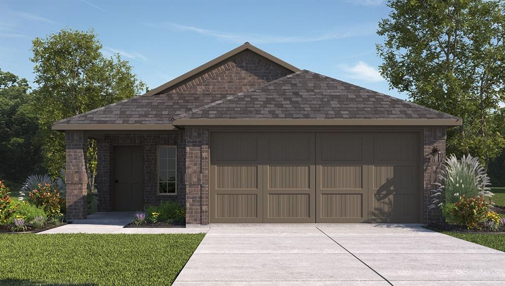 New phase now selling! D.R. Horton America's Builder since 2002 is excited to serve as your home builder in the fabulous unique master planned community of the Hills at Reunion in Newark, with an estimated Fall completion. The Amber-elevation E is a charming one-story home featuring 3 bedrooms, 2 baths, and 2-car garage. The front porch opens to the entry foyer leading to a gourmet kitchen which includes granite counter tops, stainless steel appliances with gas cooking range, and an open concept floorplan with the kitchen flowing to the dining room and living room. The first bedroom features an attractive en-suite bathroom with cultured marble vanity countertop, large shower, and walk-in closet. Additional features include: tankless water heater; Luxury vinyl flooring at Entry, Hallways (per plan), Kitchen-Breakfast, Utility and Bathrooms; cultured marble vanity tops in all bathrooms; and full yard sod, landscaping and irrigation. This home includes the America's Smart Home Technology base package. Using one central hub that talks to all the devices in your home, you can control the lights, thermostat and locks, all from your cellular device. Community Pool, Cabana, mobility friendly walking paths, Park, basketball court.