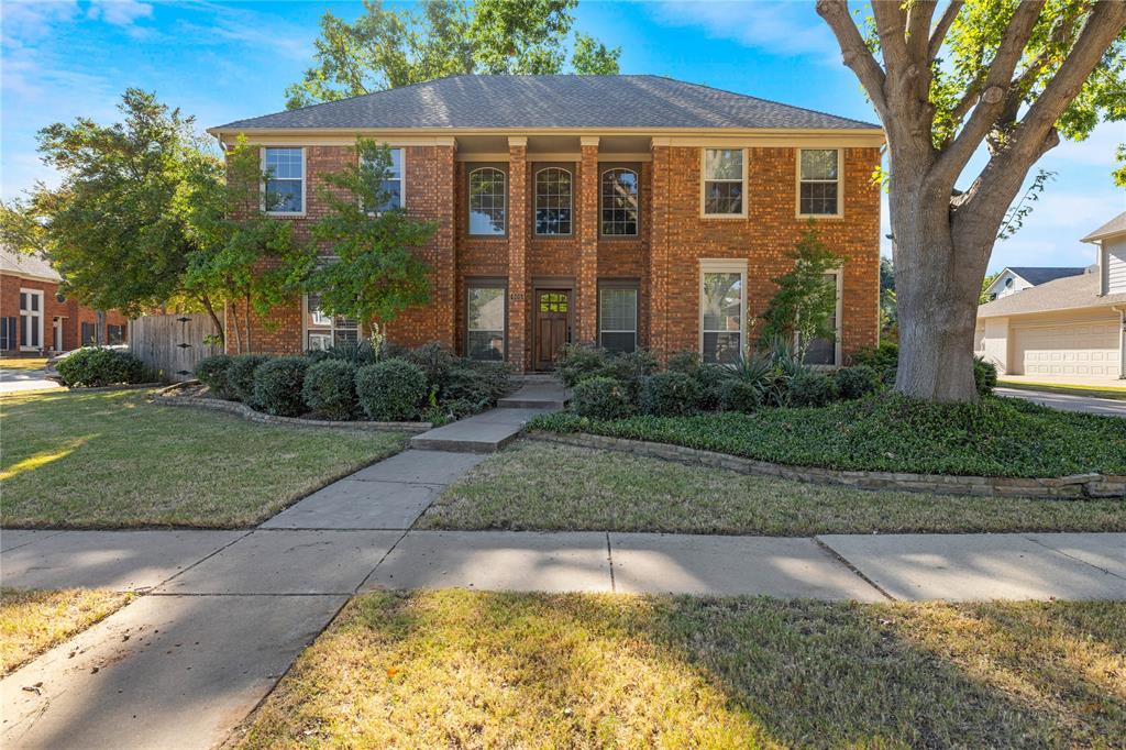 Location is everything and this home is not only on a desirable corner lot in sought-after Briarhill Estates, this exceptional home offers the perfect blend of space, comfort, and outdoor living, with NO HOA. Surrounded by mature trees and lush landscaping, the private backyard is an entertainer’s dream featuring a massive 26' x 22' covered patio, built-in gas grill, grilling station with granite countertops, and plenty of room to gather with family and friends.
The beautifully upgraded kitchen is the heart of the home, showcasing a Wolf gas cooktop, double ovens, an expansive center island, abundant cabinetry, and seamless flow into the main living and dining areas. Two separate dining spaces provide flexibility for both casual meals and formal entertaining.
The spacious primary suite is located downstairs, while the second level features three oversized bedrooms, two full bathrooms, a large game room living area, and a dedicated office that could easily serve as a fifth bedroom.
Additional highlights include a detached garage with extra storage space, mature shade trees, and a highly functional floor plan designed for everyday living.
We said location is everything, and this home delivers. Walk to Heritage Elementary and Briarhill Middle School and enjoy zoning to highly acclaimed Marcus High School. Residents love the neighborhood’s walking trails and convenient access to city parks, fishing ponds, tennis and pickleball courts, a dog park, and abundant shopping, dining, and everyday conveniences. Plus, you're just minutes from Pilot Knoll Park and the shores of Lake Lewisville.
A rare opportunity to enjoy established neighborhood charm, outstanding schools, incredible outdoor living, and no HOA restrictions in one of the area's most desirable communities.**Home was previously under contract contingent on the sale of the buyer's other home but the buyers home sale fell through the day before closing.