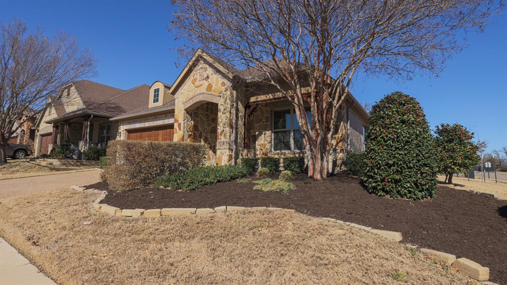 Welcome to this Stunning one-story corner lot home. This energy efficient home has a ton of upgrades & improvements. The split floor plan offers hardwoods, granite, crown molding, a chef’s kitchen with 42” cabinets, tile backsplash & Whorlpool stainless appliances. It also features a corner stone fireplace, Lots of closet’s & storage. This home offers 3 bedroom with a bonus room, 2 full large bathrooms. The front study is a great place to relax or work from home but still enjoy the outdoor view. This home offers thankless water heater, and a garage that fits 2 car with lots of apace. The home also has foam insulation. This makes a great difference in the summer. There is  a manifold panel in the garage where you can turn off the water to the full house.  Spend your evenings sitting in this tranquil patio with access gates on both side. A greenbelt behind is just a few steps walk from the home is the pool.  Savor your morning cup of coffee in the mornings, enjoy your front porch and watch the sunset go by and say hi to the great neighbors that will walk by. Come and make this beautiful home your perfect forever home.  Call me with any questions that you may have.