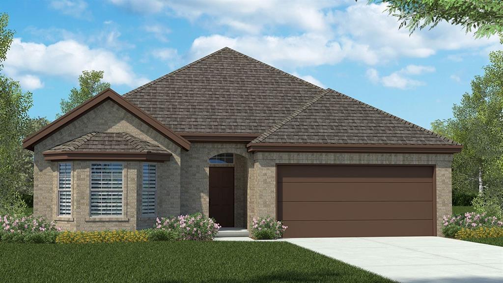 Available for a Quick Move-In! Fabulous new D.R. Horton home in the Morningstar community located in highly sought-after Aledo ISD! The Crownpoint floorplan, Elevation H. Complete and Move-In Ready! offers a spacious single-story layout with 4 bedrooms, 2 bathrooms, and a 2-car garage, designed for both comfort and everyday functionality. The open-concept design features a generous family room that flows into the dining area and modern kitchen, creating an inviting space for daily living and entertaining. The kitchen includes 42” upper cabinets with crown molding, cabinet hardware, soft-close drawers and cabinets, quartz countertops, a ceramic tile backsplash, stainless steel appliances, a gas range, and a pantry for added storage. RevWood flooring extends throughout the main living areas for durability and style, and a convenient mud room adds everyday functionality. The private primary suite features an en-suite bath with dual vanity sinks, a walk-in shower with built-in seat, a linen closet, and a spacious walk-in closet. Three additional bedrooms provide comfortable accommodations for family, guests, or a home office. A covered patio enhances outdoor living, while modern finishes, energy-efficient construction, and America’s Smart Home Technology package add everyday convenience. Exterior features include a landscaping package with a full sprinkler system and a fully fenced backyard. Morningstar residents enjoy resort-style pools, playgrounds, parks, a dog park, and scenic walking trails.