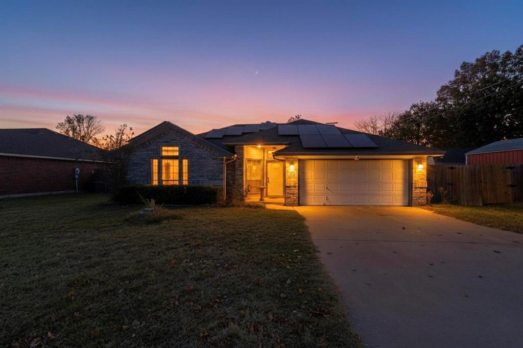 Tucked at the end of a quiet cul-de-sac, this home offers a sense of privacy and calm from the moment you arrive. With minimal traffic and a peaceful neighborhood setting, it’s easy to appreciate the balance between everyday convenience and a more relaxed pace of living. Schools, shopping, and dining are all close by, making daily routines feel effortless.

Inside, the home feels bright, open, and welcoming. The layout is designed for comfortable living, with spaces that flow naturally and allow for both connection and quiet moments. The main living area serves as a central gathering space, opening seamlessly to the kitchen and dining area — ideal for hosting, unwinding, or simply enjoying day-to-day life. Natural light fills the home, creating a warm and inviting atmosphere throughout.

The kitchen offers generous space for cooking and entertaining while remaining connected to the rest of the home. The primary bedroom provides a private retreat, while the additional rooms offer flexibility to suit a variety of needs, whether for guests, creative space, or working from home.

Step outside to a backyard that encourages you to enjoy the outdoors. A thoughtfully designed playground area adds a unique feature, while the remaining space allows room to relax, entertain, or personalize the yard to fit your lifestyle. The cul-de-sac location enhances privacy, making the outdoor space feel like a true extension of the home.

Solar panels provide energy efficiency and help reduce utility costs, adding long-term value. ( Solar panels will be paid off at closing)  With no HOA restrictions, there is added freedom to enjoy the property your way, and the layout and location also offer strong appeal for those considering rental opportunities.

Well cared for and move-in ready, this home offers comfort, flexibility, and a setting that feels easy to settle into.