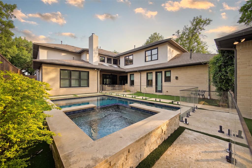 Stunning Contemporary Preston Hollow Estate!

Experience luxury living in this beautifully appointed 5,000+ sq. ft. home located in the heart of Dallas’ prestigious Preston Hollow neighborhood. This elegant residence offers 5 bedrooms, 5.5 baths, and an open-concept floor plan designed for both comfort and entertaining.

The chef’s kitchen features premium appliances, quartz countertops, and a large island that flows seamlessly into the spacious living and dining areas. Expansive windows fill the home with natural light and offer views of the sparkling pool and outdoor living space, perfect for relaxing or hosting gatherings.

Retreat to the primary suite with a spa-like bath, custom walk-in closet, and private sitting area. Each secondary bedroom includes its own ensuite bath and designer finishes.

Additional highlights include a home office, media room, three-car garage, and no HOA. Conveniently located just minutes from NorthPark Center, high-end shopping, fine dining, and major Dallas thoroughfares.