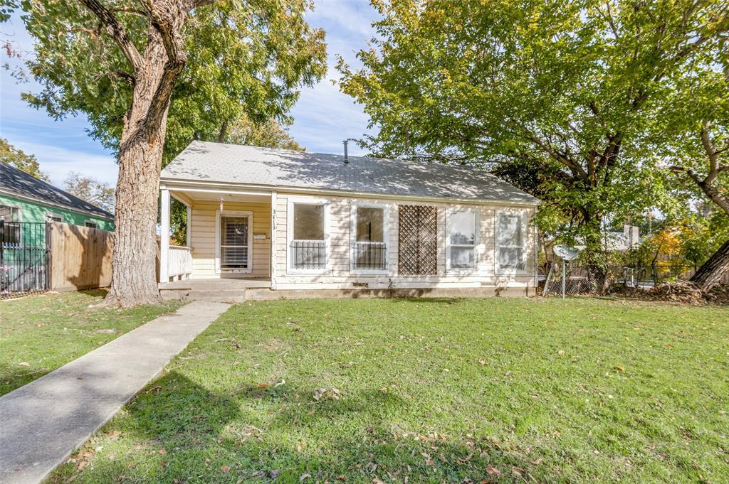 Great opportunity for a fixer upper or investment property in this charming 2 bedroom, 1 bath single story home with a large backyard. The seller had a long term tenant but has decided it is time to sell. This home is nestled in an established neighborhood with mature trees and it's also convenient for quick commuting or staying close to home. Spacious living room off the entry has tons of natural light and the dining area is nearby on the way to the kitchen. The kitchen may be on the smaller side but it has amazing potential to maximize the cabinet and counter space. Good sized bedrooms share the full bath. Out back there is a fully fenced yard for your fur babies or hosting family barbecues. This little charmer could be amazing with some TLC or can be rented out in the current condition if needed.  Seller is selling the home AS-IS.