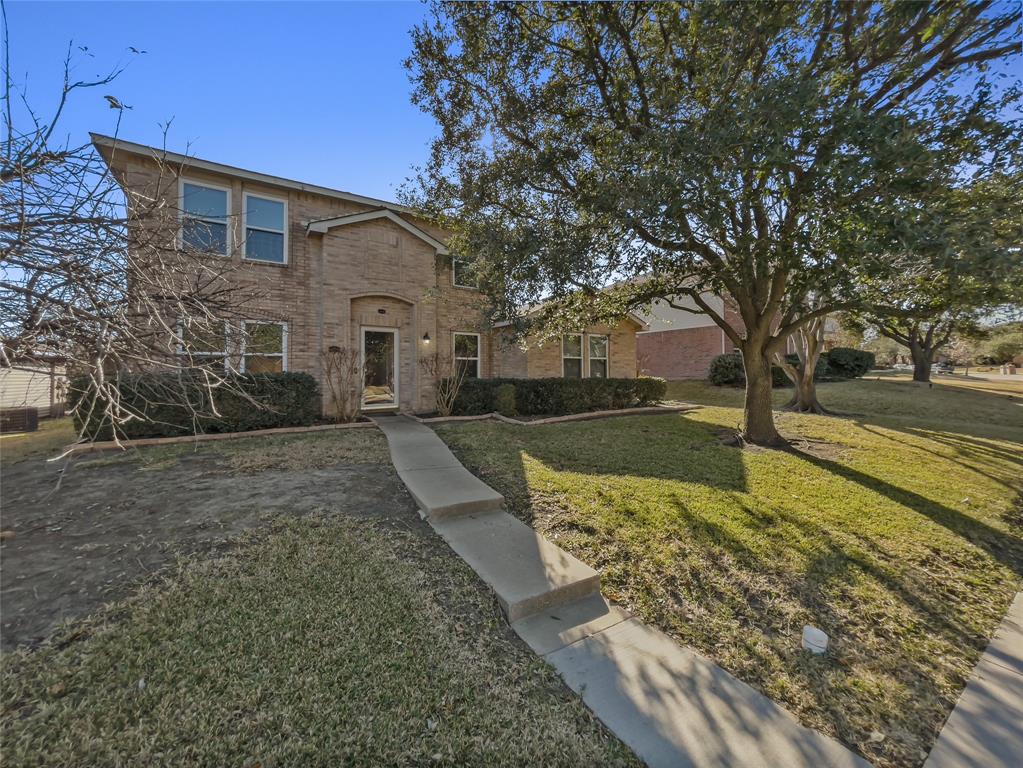Stunning 4-Bed, 2.5-Bath Home in Wylie ISD – Perfect Blend of Style & Function! This is a rare opportunity to own a beautifully updated 4-bedroom, 2.5-bath home in desirable Wylie ISD, just minutes from shopping, restaurants, and entertainment. Step inside to discover a thoughtfully designed floor plan featuring a downstairs master suite, a private office space, and an open living area that flows seamlessly into the upgraded kitchen. Some of the downstairs highlights are elegant wood flooring, custom-painted cabinetry with stylish backsplash, butcher block countertops, and a convenient barn door leading to pantry and utility room. The cozy wood-burning fireplace is perfect for family gatherings. Upstairs you’ll find three additional bedrooms, a full bathroom, large game room or flexible living space — ideal for play, media, or lounging. The outdoor living shines with a well-maintained gunite pool and a covered patio with a custom pergola — great for relaxing and entertaining year-round. The backyard also offers a board-on-board privacy fencing, automatic electric gate, ample driveway parking. This home delivers comfort, style, and functional space in a location you’ll love. Don’t miss out!