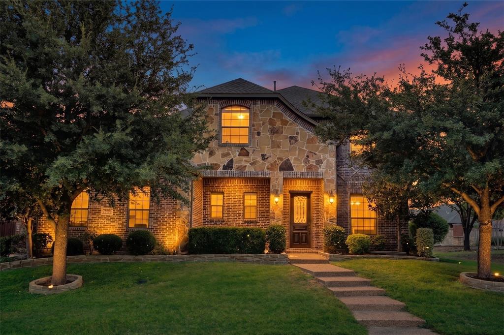 This is a home you can be proud to call yours! Model style upgrades, from real hand scraped hardwoods, to a sprial stair case, to custom antiqued wood cabinetry in the kitchen, and so much more. Walk in to a soaring entryway and an open, but not too open floor, plan. Stunning eat in island open to your living area. Kitchen boasts tons of counter and cabinet space and a large pantry. Gas stove and stainless steel appliances. Huge primary suite with more custom wood cabinets leveling up your entire look. Bonus half bath downstairs with amazing under the stair closet for all the storage space you could need. Upstairs you find a gameroom, media room with equipment included with home purchase, and 3 more bedrooms. Jack and jill bath for 2 of the bedrooms and the 3rd has its own private ensuite bath functioning as a mother in law suite or 2nd primary suite. 2026 entire interior repaint and brand new carpets. Outside your oasis awaits! Extended covered patio with cusomized lights, pool with customizable color changing lights, and still a ton of grass for kids or pets to enjoy! Large corner lot. Shed on the side of the home stays. Lower tax rate thanks to being on the Collin county side of Sachse. Zoned to Wylie ISD schools and located close to PGBT for easy access to the rest of the metro area.