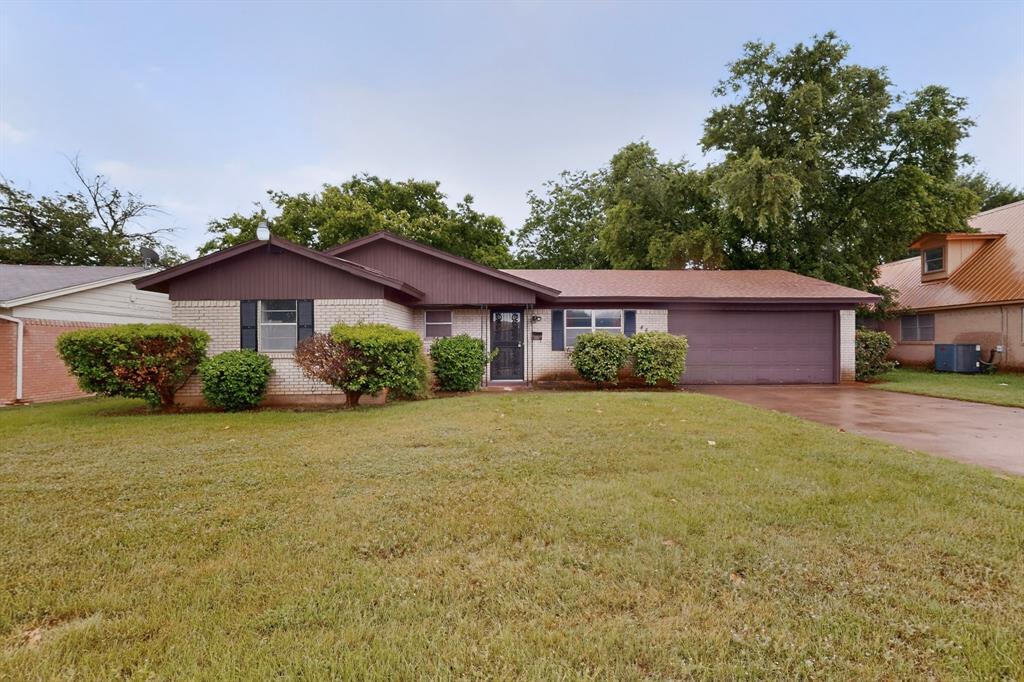 Discover this charming, updated, home that is in a quiet neighborhood directly across from the Carterpark elementary school fields. Located near I-35W and Seminary South, this property offers an easy 20-minute commute to downtown Fort Worth. The home features new laminate flooring, fresh paint, updated interior doors, 2024 roof, and newly tiled kitchen and dining room floors. Situated on a large lot (just under a quarter-acre per TAD) and on a wide street, it boasts of mature trees and a spacious backyard. Brokers, Listing Agent & Sellers are not responsible for accuracy of information; buyer or buyer's agent(s) to verify all info provided in this listing, not limited to, room dimensions, features, deed restrictions, schools & school districts, etc.  A transferrable lifetime foundation pier-repair warranty is included. Additionally, a new 5-year warranty for PVC pumping by Art Plumbing is also included. By appointment only.