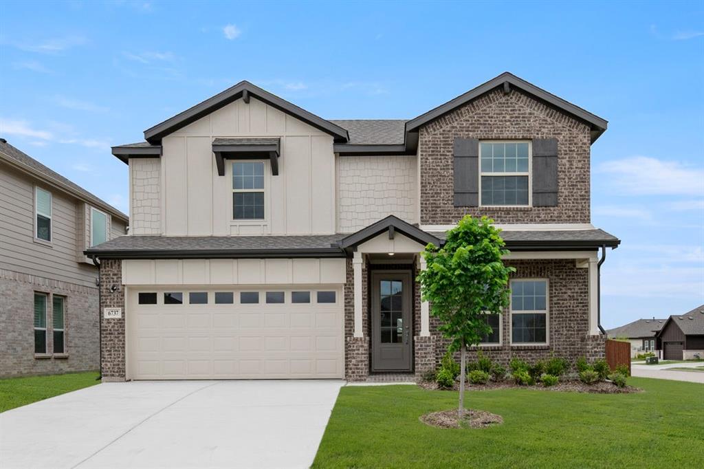 MLS# 21231127 - Built by First Texas Homes - Ready Now! ~ This spacious two-story home is great for a large family it has a large California island a very spacious living room to relax, nice electric fireplace. This home has a large game room upstairs, bedroom five can serve as a home office or guess suite. Schedule your tour today!