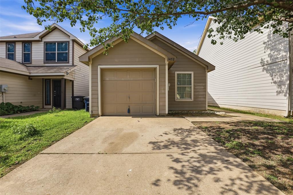 One floor starter home, investment property or very efficient right sized home for you! This property has been a successful rental property, but now it could be yours for your specific use! Located in the southern part of Fort Worth in Everman ISD, this 2004 built home has been readied for the next owners. Cement fiber siding is low maintenance and looks good doing it! The efficient front and side yard won't wear you out maintaining it, and a fully fenced back yard is perfect for pets, entertaining or family fun. Inside you'll find three bedrooms, all with ceiling fans, one full bathroom and one half bathroom, an open dining area and living area, plus a utility closet for a full size washer and dryer. Laminate floors throughout make for easy clean up and low maintenance. Don't miss out on this opportunity to buy some great real estate at a great price! Also, check out the other similar listing at 10716 Wild Oak in the same neighborhood if you are looking to invest and want multiple properties close to each other. Start building that portfolio!