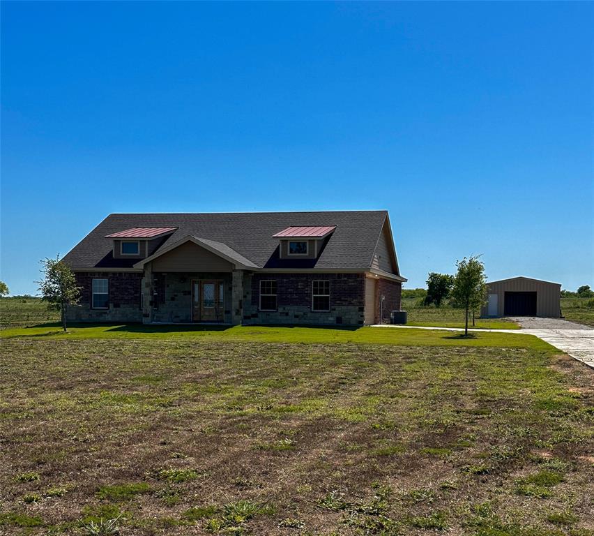 OWNER FINANCING WITH $25,000.00 DOWN AT 4.9% AMORTIZED 30 YEARS WITH 2 YEAR BALLOON
 

New construction on 10 acres out of the city limits right off of 174.  Beautiful three bedroom two bath home with all kitchen appliances already installed.  Spray foam insulation, granite countertops in kitchen and bathrooms, tile in all rooms except bedrooms, master bath has walk in shower, two walk in closets and lots of storage.  Entrance has an electric gate opener.  Out building has a roll up door and a walk in door.  Some landscaping has been done.  Trees planted and sod in front and back. Owner agent.