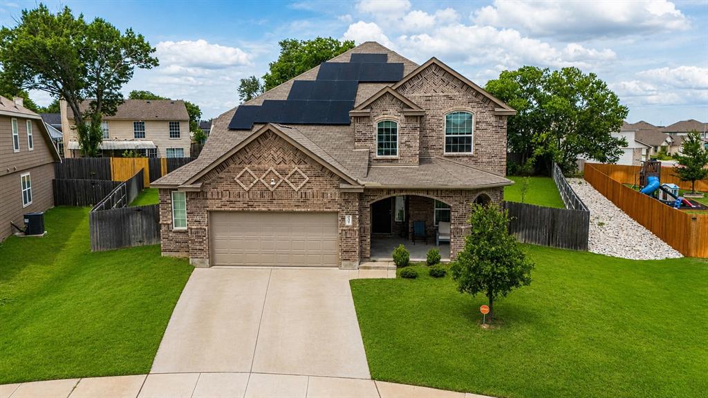 Welcome to this gorgeous, top-of-the-line 4 bed, 3.5 bath, 2-story home with an oversized 2-car garage in a quaint neighborhood close to schools, shopping, and entertainment. Just a few blocks from the local YMCA and around the corner from the subdivision park.

Luxury finishes and thoughtful upgrades are found throughout the home, including granite countertops, stainless steel appliances, can lighting in most of the rooms, insulated interior walls for soundproofing, insulated garage, elevated outlets for TV wall mounts in every room, ceiling fans in all bedrooms, upgraded banisters and railings, a game room, den, and a primary suite featuring a separate tub and shower with dual sinks and a walk-in closet. Upstairs and downstairs each offer their own living areas. Upstairs features 3 bedrooms, including 2 Jack-and-Jill bedrooms, with one highlighted by a secret hidden closet concealed behind a bookshelf. The fence has been extended toward the front of the home to provide additional backyard space and privacy.

The lot is HUGE and offers plenty of room to create your dream backyard oasis. Home features leased solar panels that can be left or removed depending on the buyer’s wishes. This is a MUST SEE!