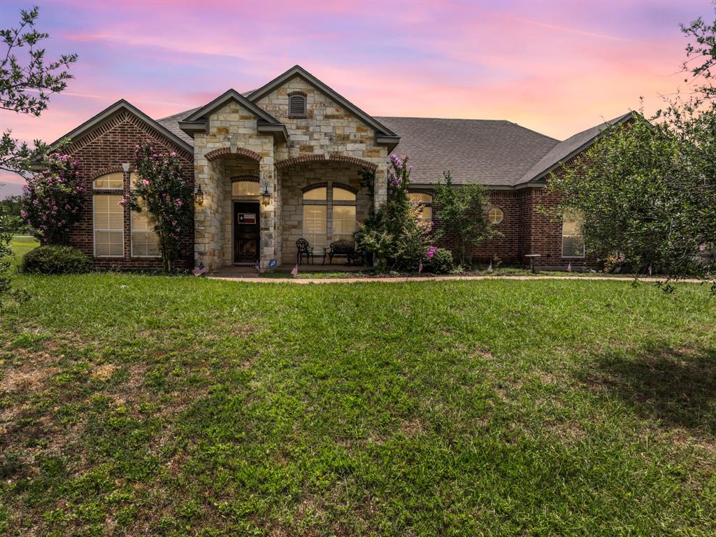 Wonderful Custom 4-bedroom and 2.5 bath country home on over 2.5 acres, this home features an open floor plan with large kitchen with lots of custom cabinets and storage space.  Large living room with wood burning fireplace.  Extra large master bedroom with an equally large master bath with garden tub, separate shower.  The kitchen, living room and dining areas all flow seamlessly together, perfect for family or entertaining.  There are 3 other spacious bedrooms with a hall half bath for guest and a Jack and Jill bath connecting 2  of the bedrooms.  The house sit on 2.52 acres greating an open space for adding a swimming pool or you workshop or mancave.  Make this home your next family home at an affordable price, surrounded by other customs homes.  Buyer and or buyers agent to verify any and all data. Including but not limited to ISD Information, sq footage and measurements.