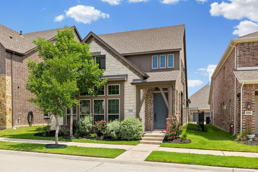 From the moment you step inside, this stunning Craig Ranch home welcomes you with soaring ceilings, abundant natural light, and a thoughtfully designed layout that balances luxury, comfort, and everyday function. Located in one of McKinney's most sought-after communities, this beautifully upgraded residence showcases over $60,000 in enhancements and exceptional attention to detail throughout. The bright, open-concept floor plan is highlighted by expansive windows, architectural details, and a dramatic floor-to-ceiling accent fireplace wall that anchors the spacious living area. Custom built-ins add style and function, while the seamless flow into the gourmet kitchen and dining spaces creates an inviting setting for entertaining and daily living. The kitchen features upgraded cabinetry, soft-close drawers and doors, granite countertops, stainless steel appliances, and an oversized island with seating. Throughout the home, you'll find premium finishes, custom closet systems, and thoughtful storage solutions. The private owner's retreat offers a spa-inspired bath with a beautifully framed shower enclosure, freestanding tub, and upgraded finishes. Rich wood flooring, designer lighting, and meticulous craftsmanship continue throughout the home. Downstairs also offers an office or flex space to fit your lifestyle needs. Upstairs, you'll find two additional bedrooms, two full baths, and a spacious secondary living area, perfect for family, guests, or additional entertainment space. Outside, enjoy a low-maintenance yard, giving you more time to experience Craig Ranch, including miles of walking and biking trails, parks, green spaces, and the renowned TPC Craig Ranch golf course. This exceptional home offers luxury, convenience, and low-maintenance living in one of McKinney's premier master-planned communities. Move-in ready and loaded with upgrades, it's an opportunity to enjoy the very best of Craig Ranch living.