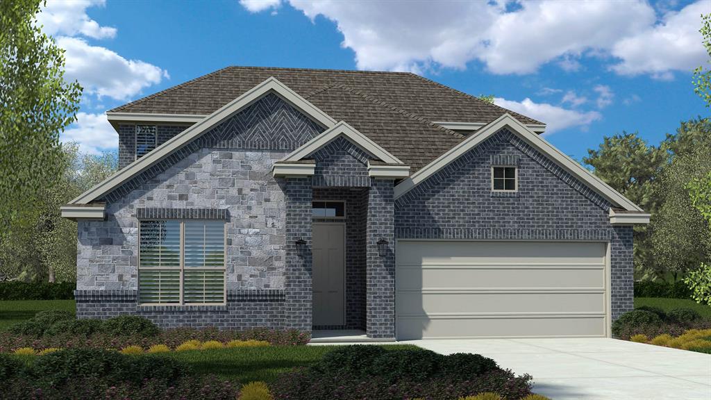 Beautiful new D.R. Horton home in the Morningstar community located in highly sought-after Aledo ISD! The Aspen - Elevation A, with an estimated Summer completion, offers a spacious two-story layout with 4 bedrooms, 3 bathrooms, a large game room, and a 2-car garage. The open-concept first floor features a welcoming family room, dining area, and a beautifully designed kitchen equipped with 42” upper cabinets with crown molding, quartz countertops, ceramic tile backsplash, stainless steel appliances, and an electric range. The home showcases luxury vinyl plank flooring throughout the main living areas for style and durability. The private primary suite includes a well-appointed bathroom and generous walk-in closet, while additional bedrooms on both levels provide flexibility for family, guests, or a home office. Upstairs, a spacious game room and secondary suite add even more functional living space. Thoughtful design details, modern finishes, and energy-efficient construction complete this impressive home.
